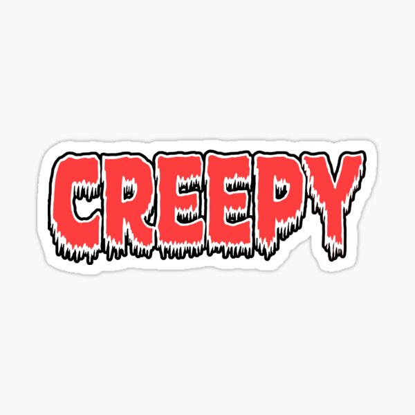 creepy-sticker-for-sale-by-murray-mint-redbubble