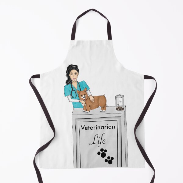 Artikelvorschau, Tierärztliche Lebenslaufbahn - Berufliche Kunstwerke - Tierarzt mit Hund entworfen und verkauft von SMillustrations.