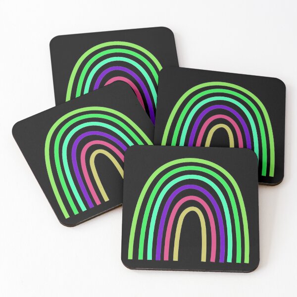 Item preview, Cool bright rainbow and black design designed and sold by Adri Graterol.