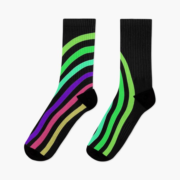 Aperçu de l'œuvre Design cool et lumineux arc-en-ciel et noir créée et vendue par Adri Graterol.