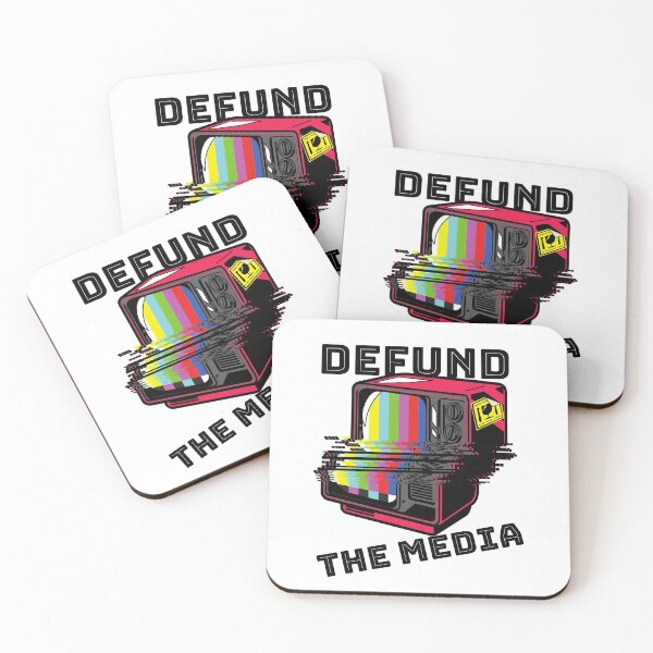 Item preview, Defund The Media Retro Vintage Design designed and sold by milkasweet.
