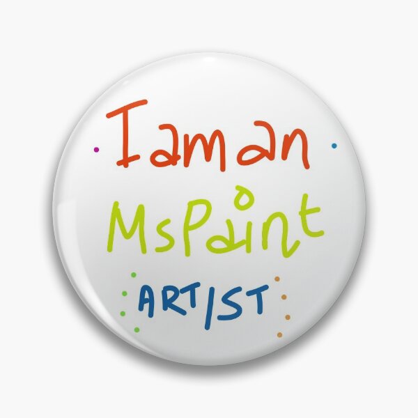 Item preview, I am an MS Paint Artist designed and sold by Ngaiseot.