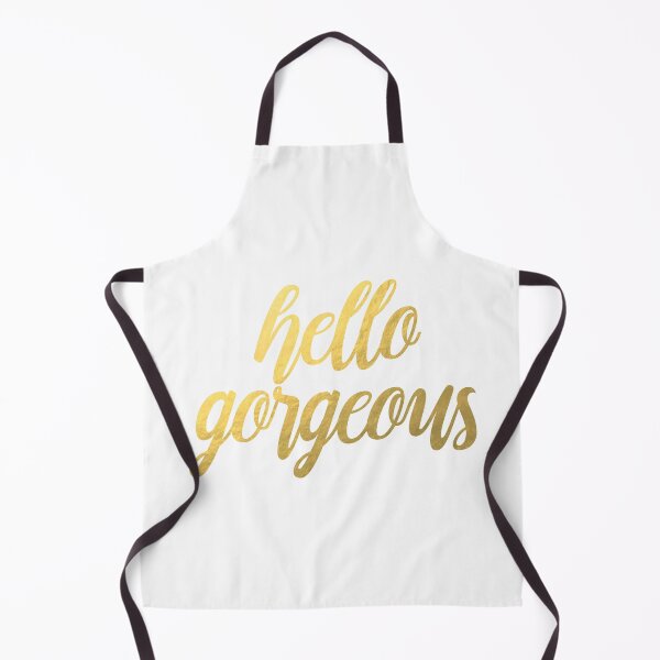 Item preview, Hello Gorgeous V3 - Faux Gold Foil designed and sold by tshirtstylist.