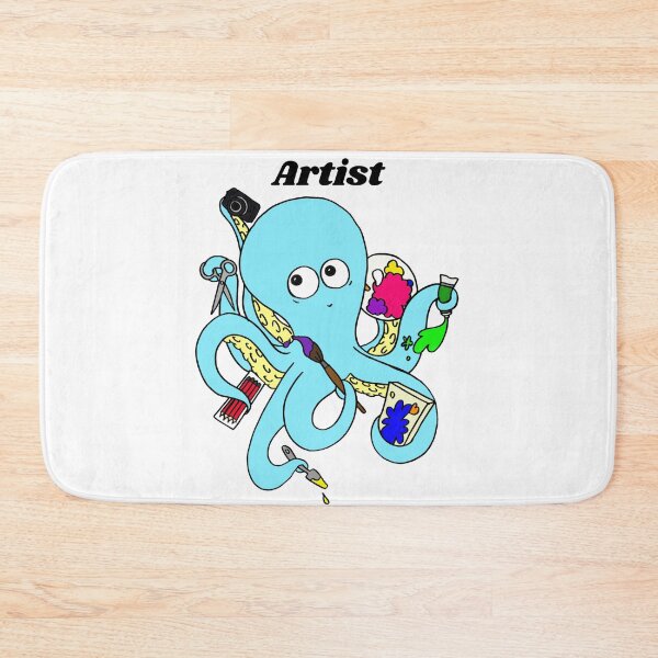 Item preview, Cute and Funny Octopus Artist Design designed and sold by Monica C. Webster.
