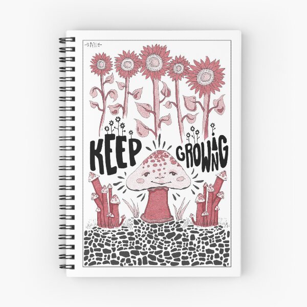 Item preview, Keep Growing (Sunflowers, Toadstool Mushrooms)  designed and sold by CoreAesthetic.
