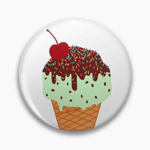 Item preview, Mint Chocolate Chip Icecream designed and sold by Chameleontoes.