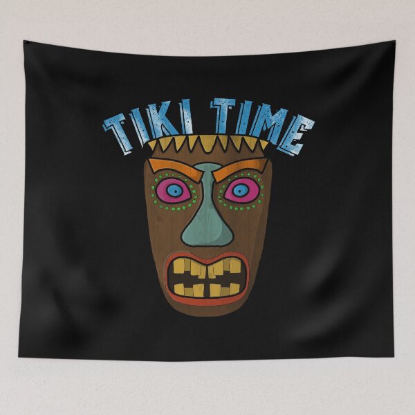 Item preview, Tiki Time Luau Party Totem Hawaii Polynesian Family Vacation design designed and sold by NoveltyMerch.