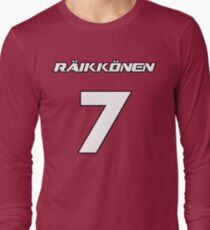 Raikkonen 7 Long Sleeve T-Shirt