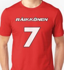 Raikkonen 7 Unisex T-Shirt