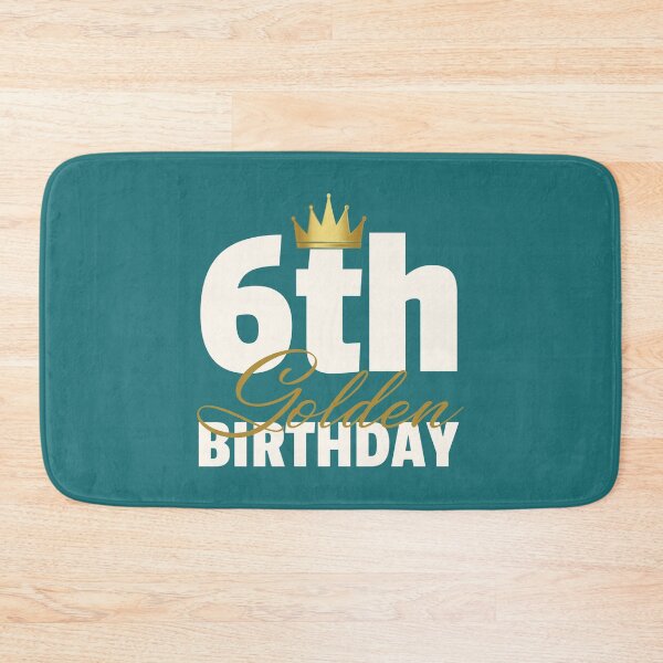 Item preview, Kids 6th Golden Birthday Year Age Crown graphic designed and sold by doodabobs.