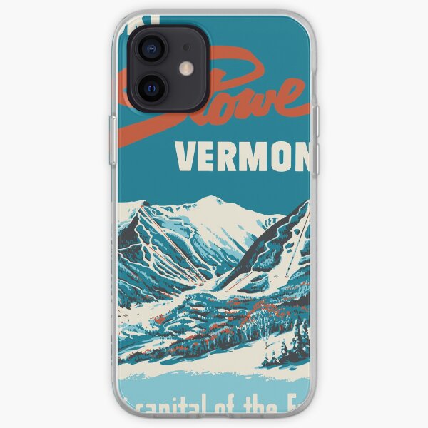 Ski Stowe Vermont, Vintage Poster iPhone Soft Case