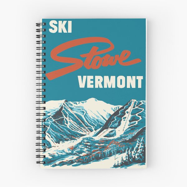 Item preview, Ski Stowe Vermont, Vintage Poster designed and sold by ROEDERcraft.