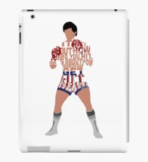 Rocky Balboa From Rocky Typography Quote Design iPad Case/Skin