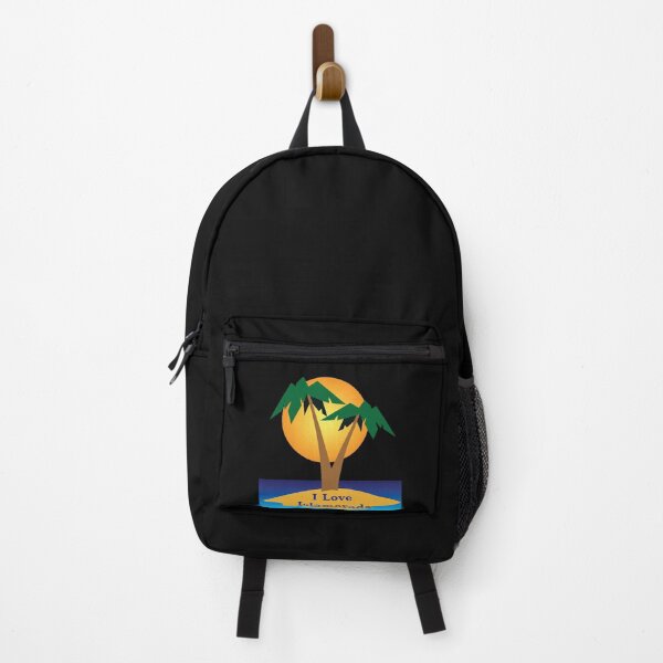 Item preview, I Love Islamorada Black Background designed and sold by KeysTreasures.