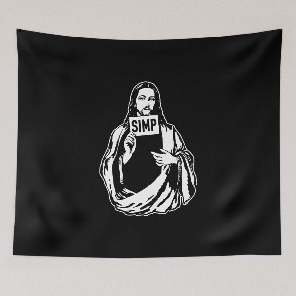 Item preview, Jesus Simp Sign designed and sold by BeerBro-Designs.