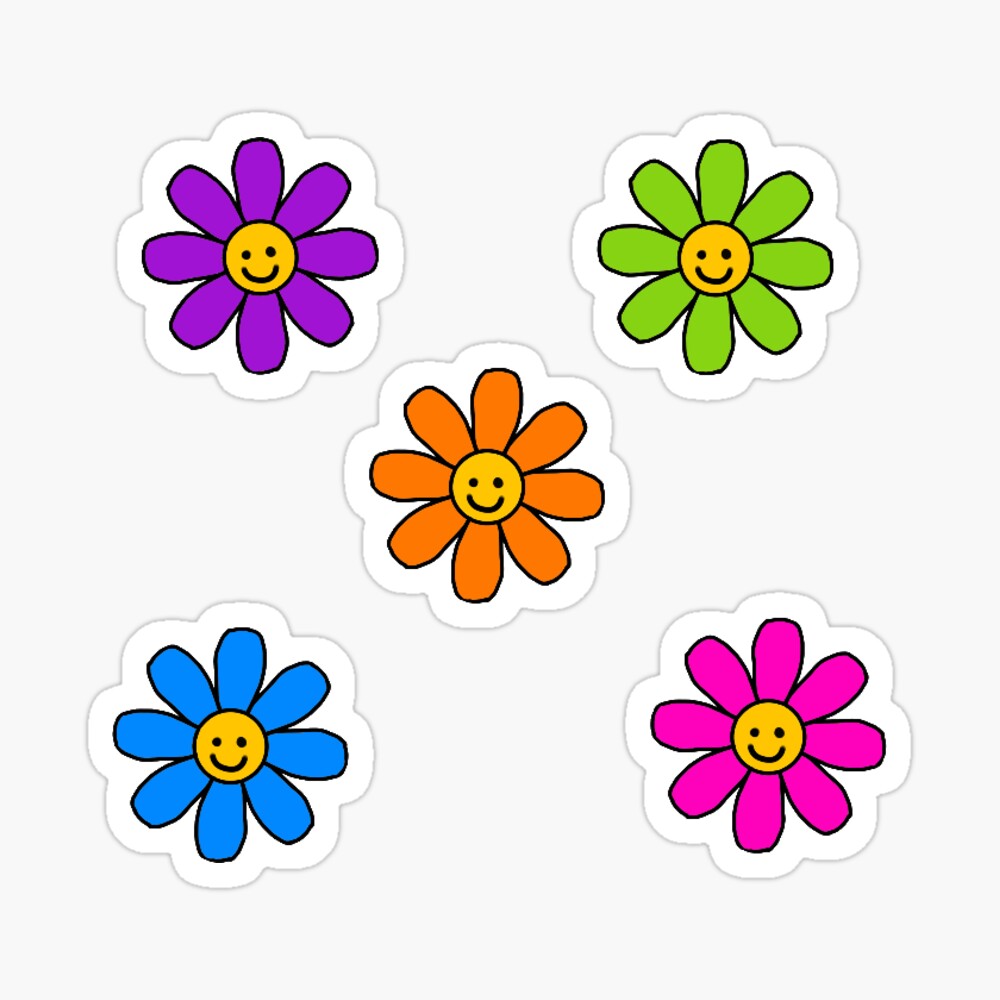 The Indie Flower Stickers is an indie and perfect sticker