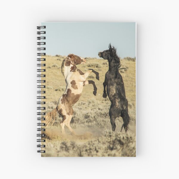 Wild Horses in Wyoming Spiral Notebook