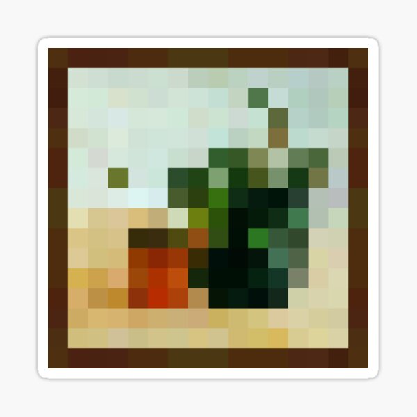 Plant - Minecraft Painting Sticker