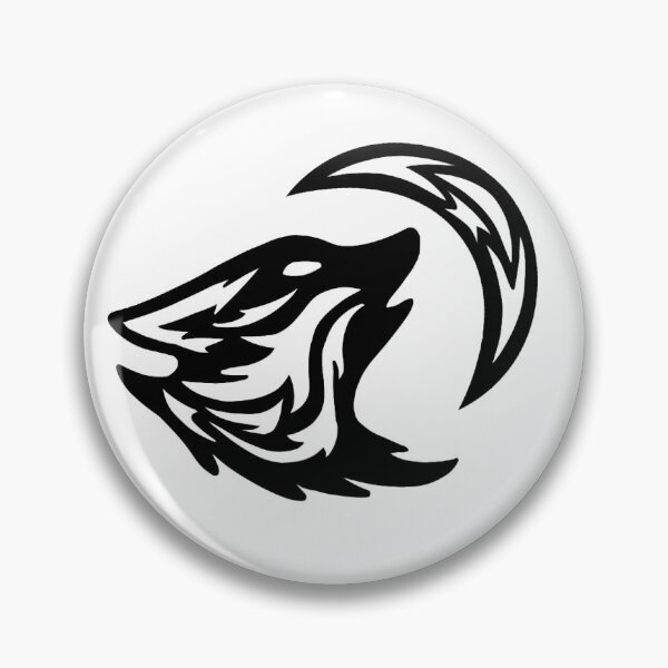 Item preview, Tribal Howling Wolf Tattoo designed and sold by BiscuitSnack.