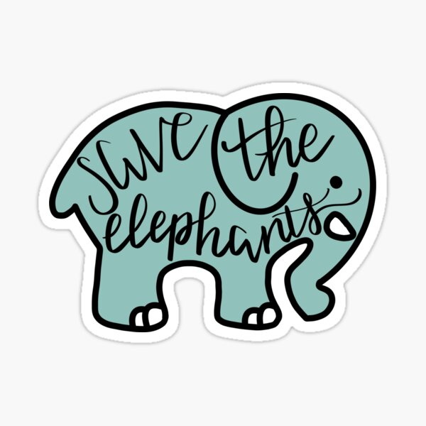 Save The Elephants Merch & Gifts for Sale