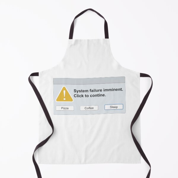 Item preview, Computer Error Message - System Failure Imminent. Click to continue. designed and sold by ArtsArtyArt.