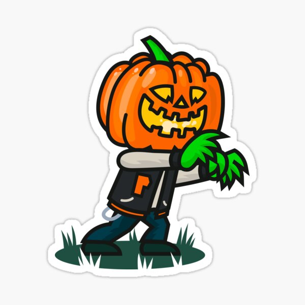 The Varsity Pumpkin Sticker