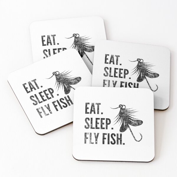 Item preview, Fly Fishing Design - Eat Sleep Fly Fish designed and sold by EstelleStar.