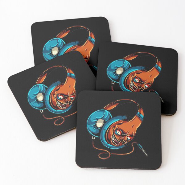 Item preview, Funny Evil Zombie Headphones - comic cartoon designed and sold by headpossum.