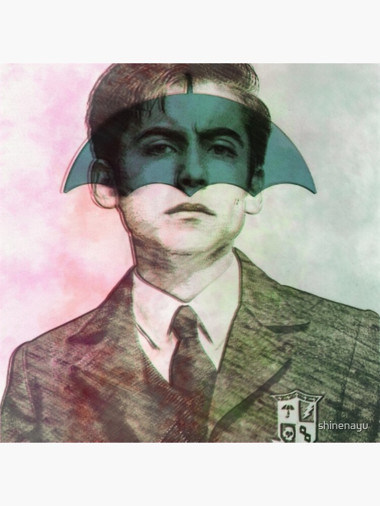 "The umbrella academy number five sketch drawing" Canvas Print by