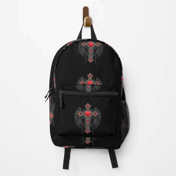 Item preview, Gothic Cross with Tribal Wings designed and sold by OutLoudDesigns.