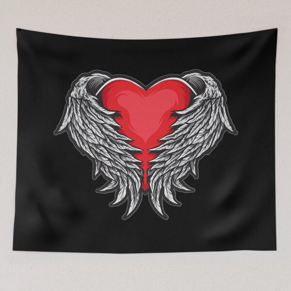 Item preview, Heart with Angel Wings II designed and sold by OutLoudDesigns.
