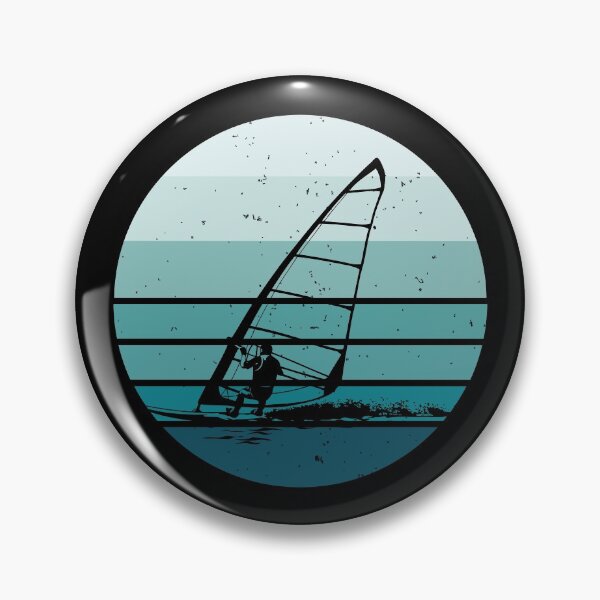 Item preview, Windsurf, Windsurfing - Vintage Style Blue Sun designed and sold by EstelleStar.