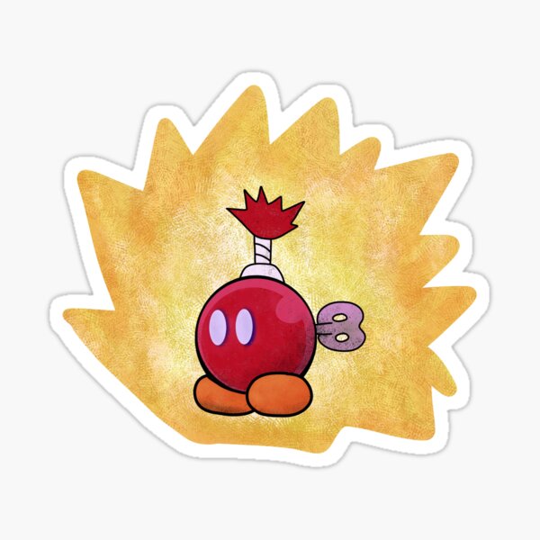 Explosive Bobby the Bob-Omb Sticker
