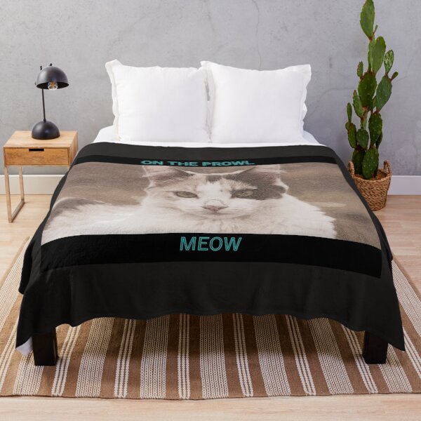 Item preview, ON THE PROWL MEOW CAT ART  designed and sold by Opalbluerose.