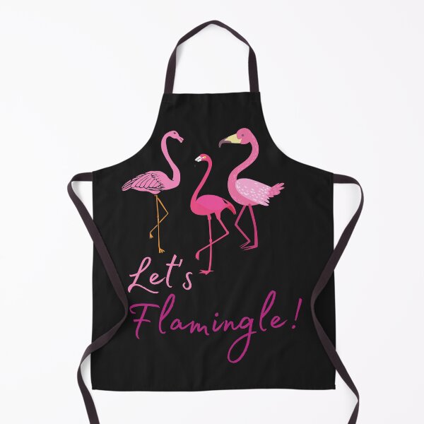 Item preview, let's flamingle, flamingo, pink, art, canvas, bird, feather, beak, designed and sold by prteacool.