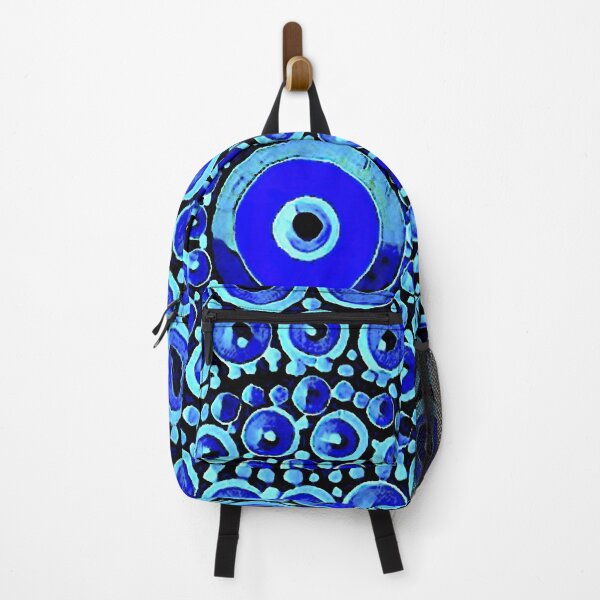 Item preview, evil eye protection in blue designed and sold by vivroucoart.