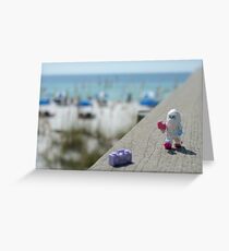 Yeti - Strolling on the Boardwalk Greeting Card