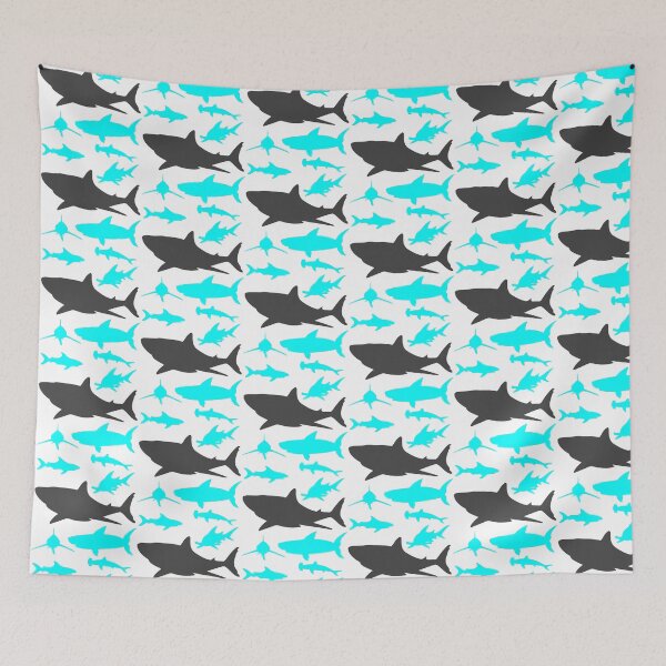 Item preview, shark silhouette 2 designed and sold by GL Digital Artwork .