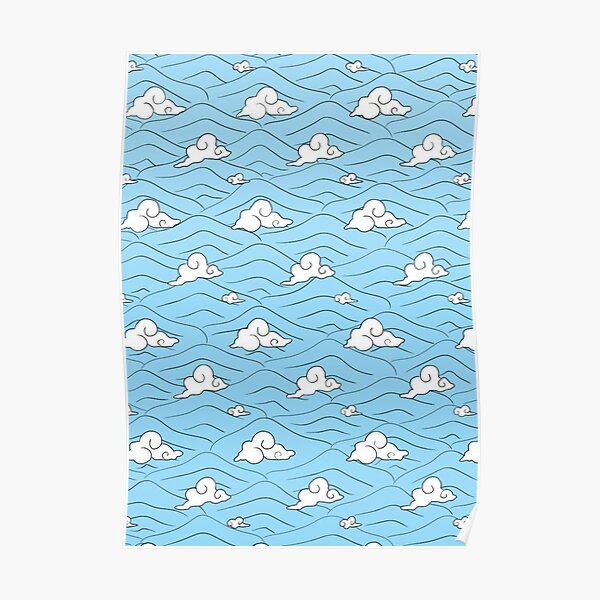 &ldquo;Cloud kimono " Poster by Colorlesssking | Redbubble