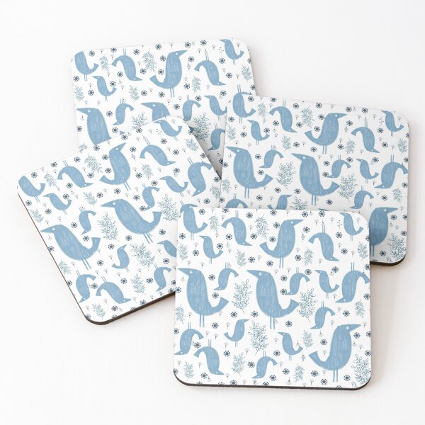 Item preview, Blue Birds and Berries  designed and sold by Celynoir.