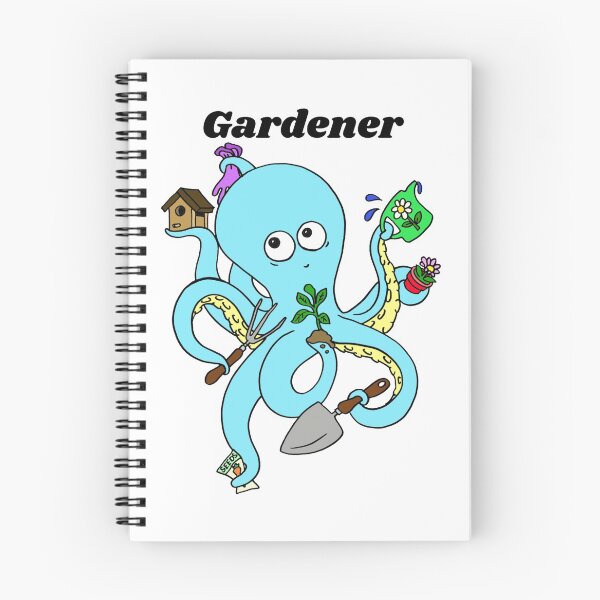 Item preview, Cute and Funny Octopus Gardener Design designed and sold by Monica C. Webster.