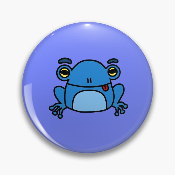 Artikelvorschau, Blauer Frosch entworfen und verkauft von Mostlyordinary.