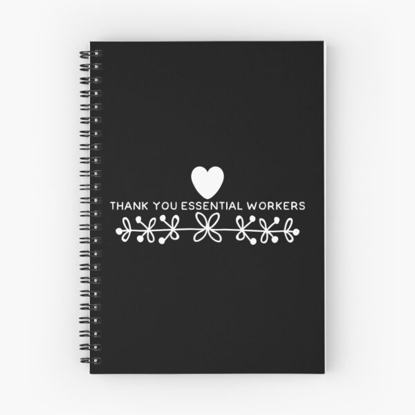 Item preview, Thank You Essential Workers (heart) white designed and sold by LiveAndGlow.