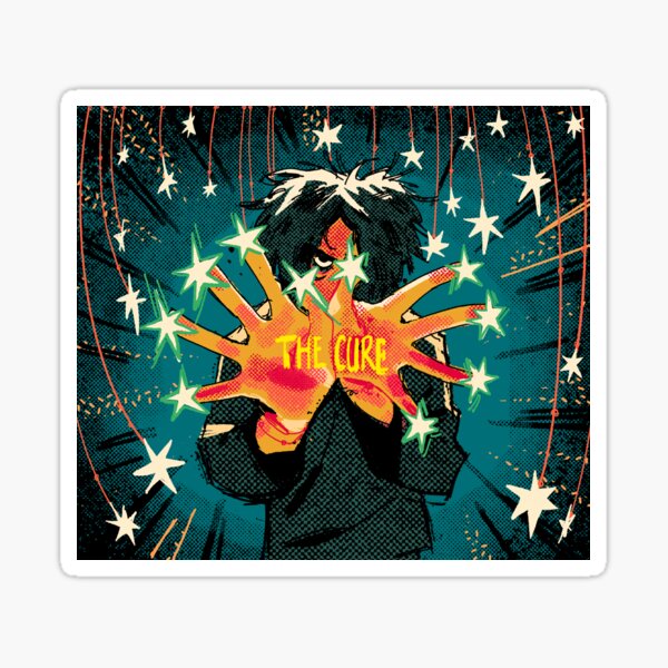 the cure - robert smith Sticker