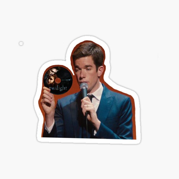 John Mulaney holding Twilight Sticker