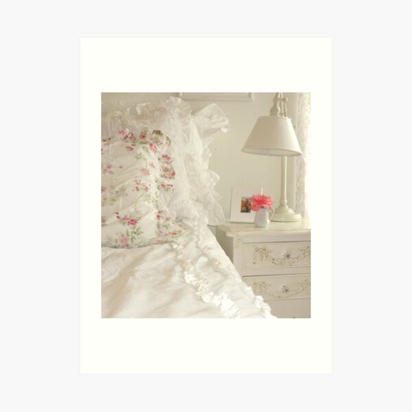 Shabby Chic Bedroom Art Print