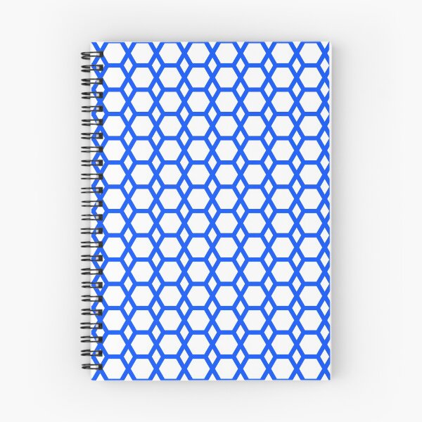 Item preview, Hexagon Pattern in Blue designed and sold by belly-e-luna.