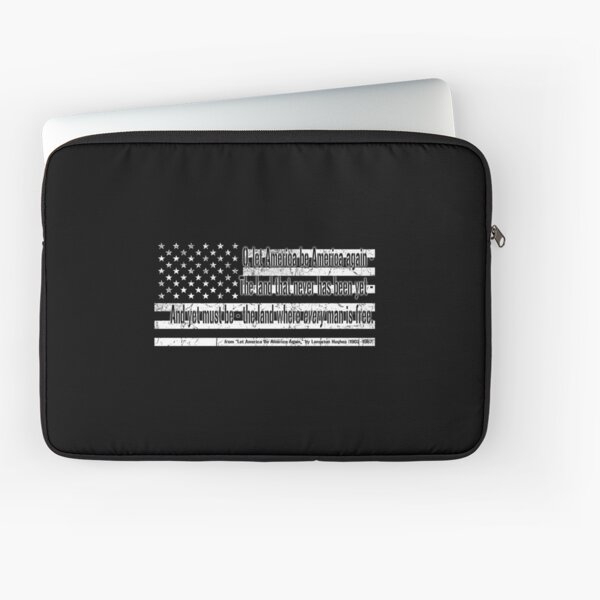 Langston Hughes: Let America Be America Again Laptop Sleeve