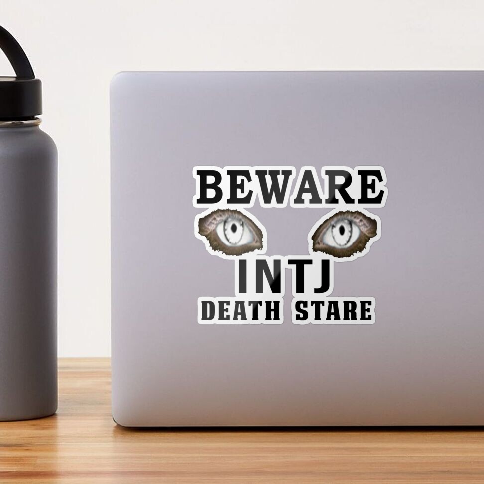 Beware INTJ Death Stare Art Board Print for Sale by frigamribe88