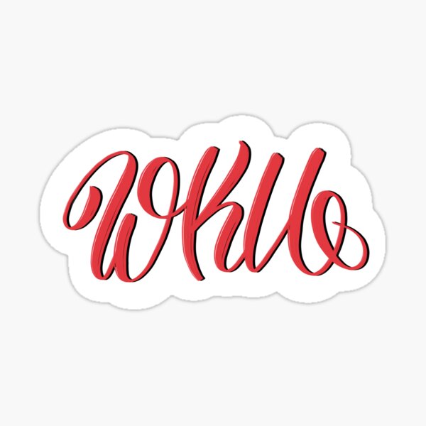 Vista previa del artículo con la obra «WKU texturado», diseñado y vendido por LemonLetter.